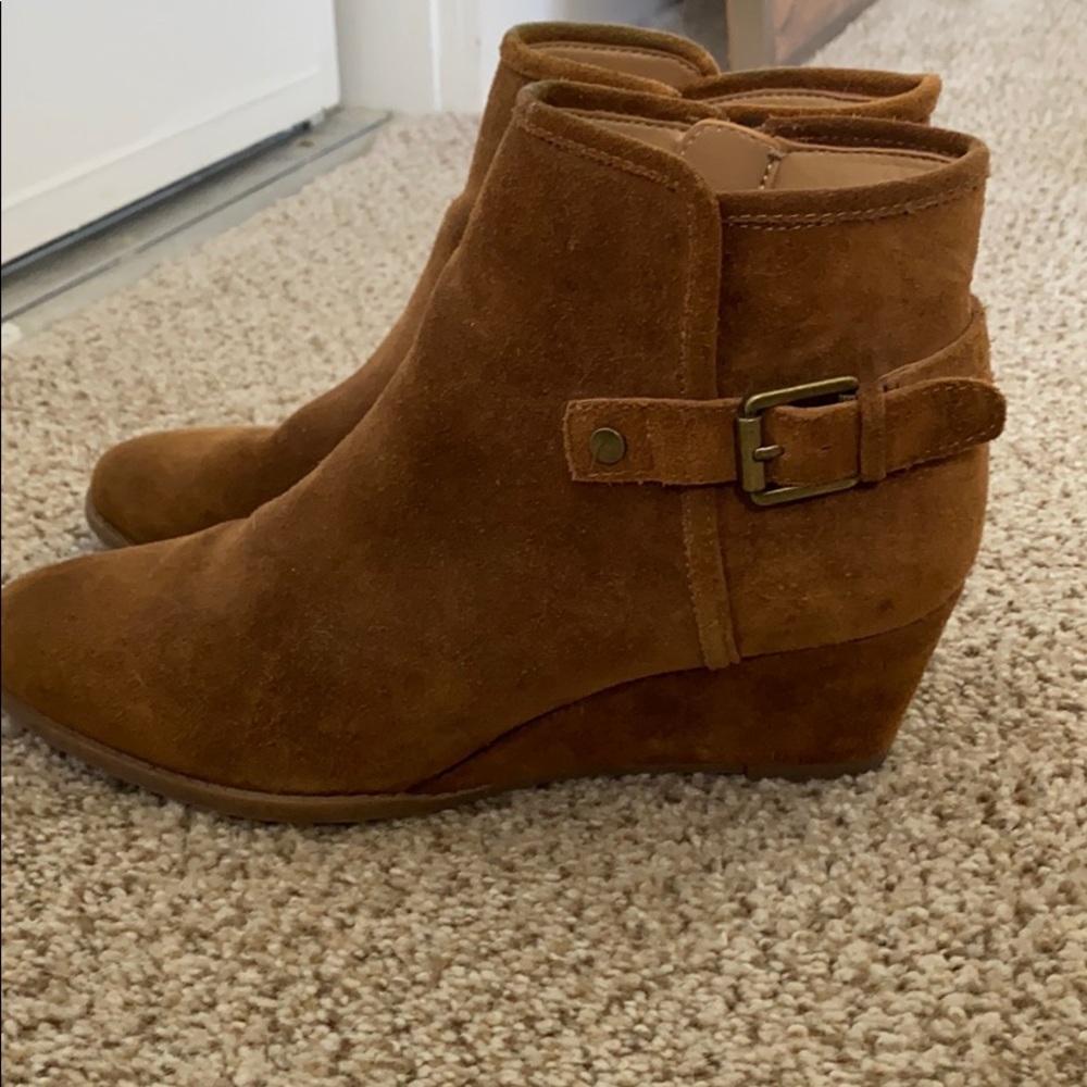 Wedge booties.